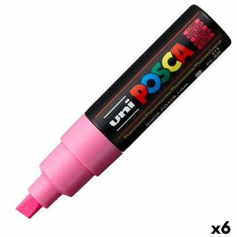 Mazaki POSCA PC-8K Różowy 6 Sztuk