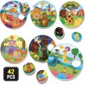 Zabawa Edukacyjna Lisciani Giochi Montessori Baby Round Puppies (FR)