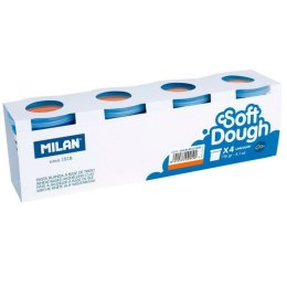 Zestaw Mas Plastycznych Milan Soft Dough Pomarańczowy 116 g