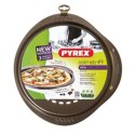 Forma na Pizzę Pyrex Brązowy Czarny Metal