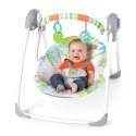 Fotel na biegunach Ingenuity Compact portable swing Wielokolorowy zwierzęta