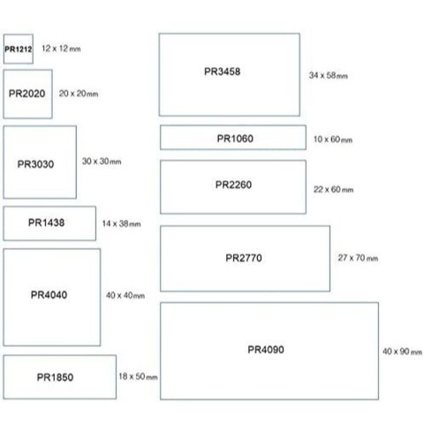 Mocowanie uszczelki Brother Niebieski (6 Sztuk)