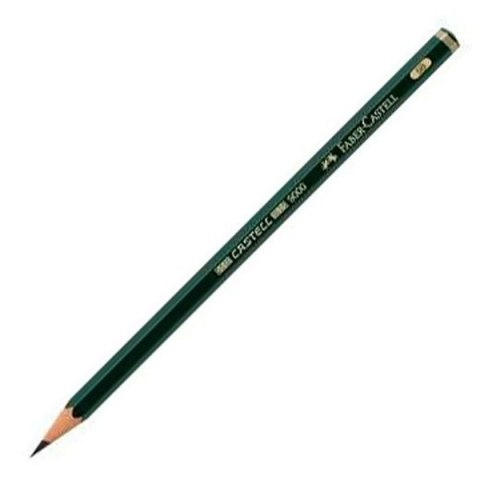 Ołówek Faber-Castell 119005 Sześciokątny 5B Kolor Zielony Ekologiczne (12 Sztuk)