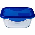 Pojemnik do Przechowywania Żywności Pyrex Niebieski Przezroczysty 800 ml (2 Sztuk)