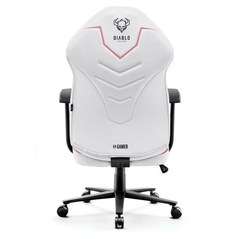 Fotel gamingowy DIABLO X-GAMER różowo-biały
