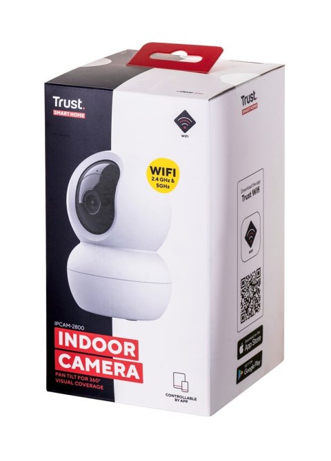 Kamera IP Trust IPCAM-2800 Indoor PTZ Wi-Fi White