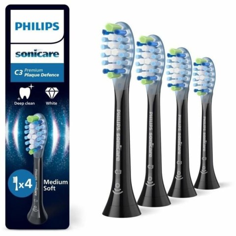 Główka do Szczoteczki do Zębów Philips Czarny 4 Sztuk