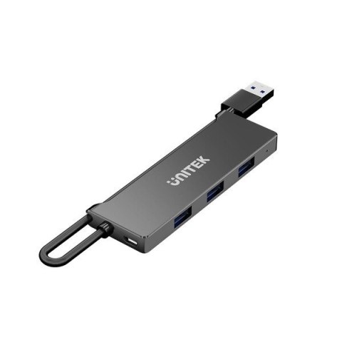 UNITEK HUB USB-A 4X USB-A 5 GBPS, CZARNY