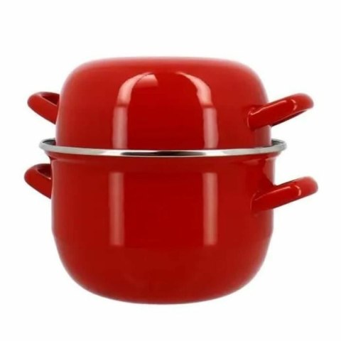 Naczynie Menastyl Czarny Szkliwiona emaliowana stal