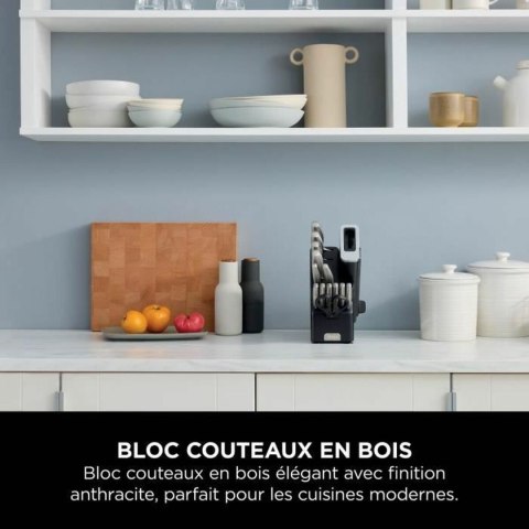 Zestaw noży NINJA Stal Drewno Stal nierdzewna 14 Części (12 Sztuk)