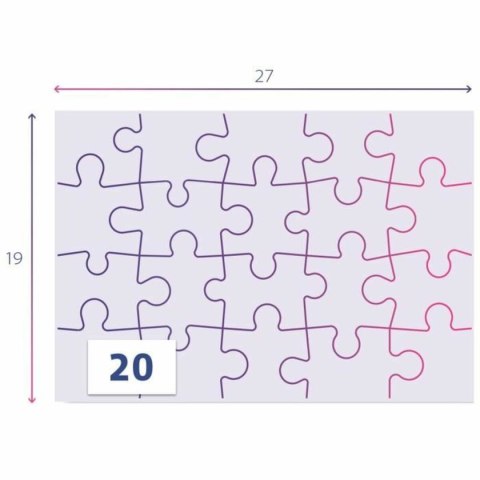 Układanka puzzle Clementoni (2 Sztuk)