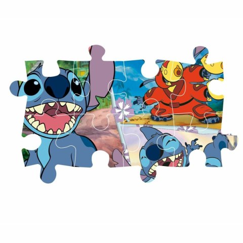Układanka puzzle Clementoni Stitch 104 Części (4 Sztuk)