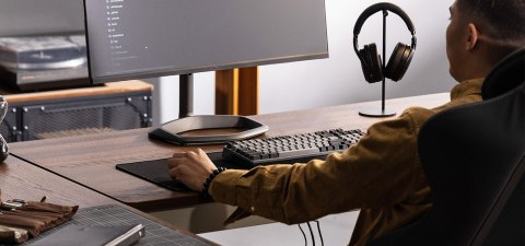 Klawiatura gamingowa COOLER MASTER MK770, przewodowa USB + RF Wireless + Bluetooth, QWERTY Czeski, Ciemny Szary