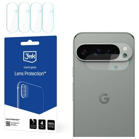 Ochrona na obiektyw aparatu 3MK Lens Protection do Google Pixel 9 4szt