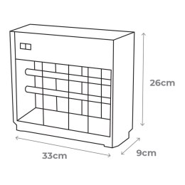 Elektryczny Odstraszacz Komarów EDM Srebrzysty (33 x 9 x 26 cm)