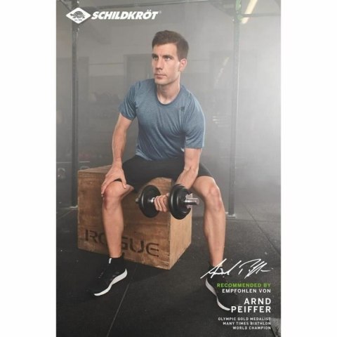 Zestaw rosyjskich obciążników i hantli Schildkröt