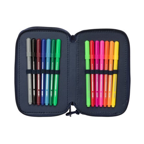 Piórnik Safta New edition Granatowy 12,5 x 19,5 x 5,5 cm 37 Części