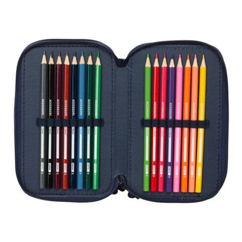Piórnik Safta New edition Granatowy 12,5 x 19,5 x 5,5 cm 37 Części