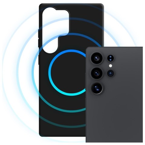 Etui 3MK Hardy MagSilicone do Samsung Galaxy S25 Ultra czarny