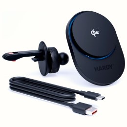 Ładowarka indukcyjna 3MK Hardy AeroCharger 15W MPP Qi2 czarny