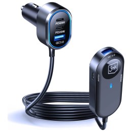 Ładowarka samochodowa 3MK Double Car Charger 135W PD QC PPS 2xUSB-A 4xUSB-C szary