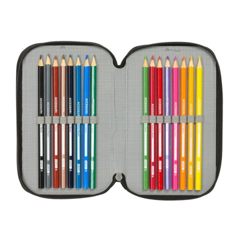 Piórnik Hot Wheels Wielokolorowy 12,5 x 19,5 x 5,5 cm 37 Części