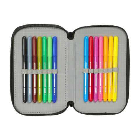 Piórnik Hot Wheels Wielokolorowy 12,5 x 19,5 x 5,5 cm 37 Części