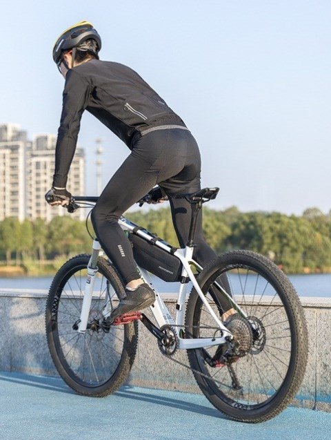 Sakwa rowerowa Rockbros AS-043 na rzepy 3l - czarna