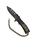 Nóż składany Mil-Tec Paracord z krzesiwem - Camo