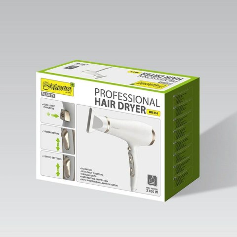 Suszarka do Włosów Feel Maestro MR-214 Biały 2300 W