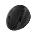 Mysz optyczna radiowa 2.4GHz 1600dpi ergonomiczna czarna
