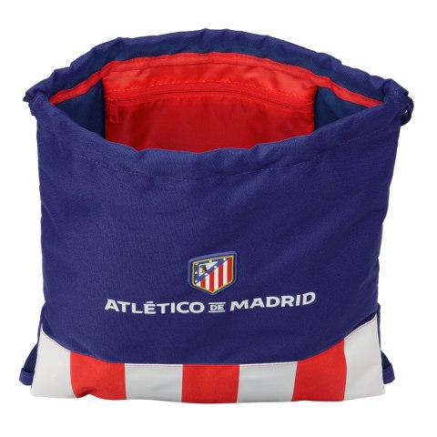 Worek na buty ze sznurkami Atlético Madrid Niebieski Biały Czerwony 35 x 40 x 1 cm