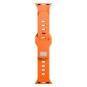 3MK Silicone Watch Strap pomarańczowy/orange dla Apple Watch 42/44/45/49mm