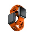 3MK Silicone Watch Strap pomarańczowy/orange dla Apple Watch 42/44/45/49mm