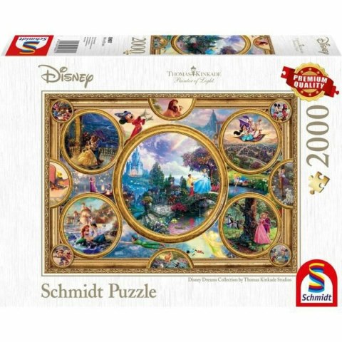 Układanka puzzle Schmidt Spiele Disney Dreams Collection 2000 Części