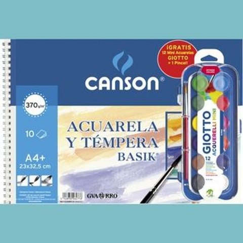 Blok rysunkowy Canson Basik 23 x 32,5 cm A4+ (10 Sztuk)