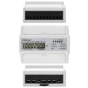 Trójfazowy dwukierunkowy elektroniczny licznik | miernik zużycia energii na szynę DIN | 400V | 100A | LCD | 4P