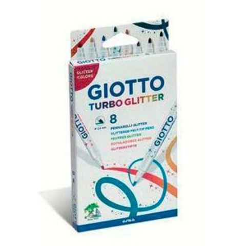 Zestaw markerów Giotto Turbo Glitter Wielokolorowy (10 Sztuk)