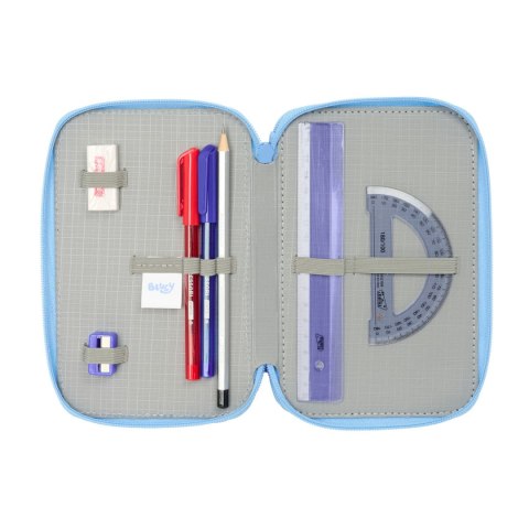 Piórnik potrójny Bluey Let's play Niebieski 12,5 x 19,5 x 5,5 cm 37 Części