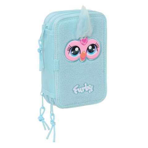 Piórnik potrójny Furby Niebieski 12,5 x 19,5 x 5,5 cm 37 Części