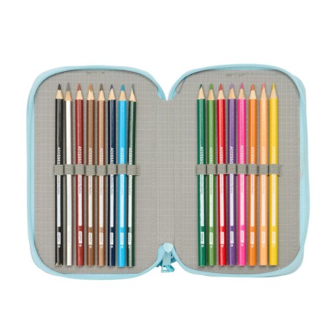 Piórnik potrójny Furby Niebieski 12,5 x 19,5 x 5,5 cm 37 Części