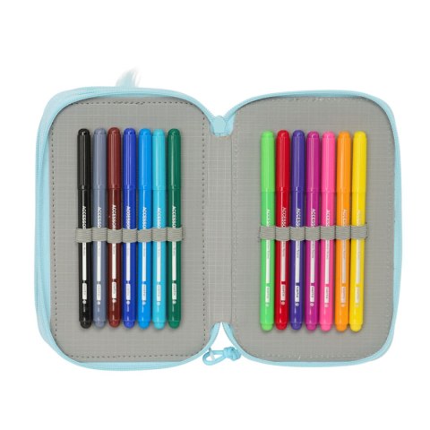 Piórnik potrójny Furby Niebieski 12,5 x 19,5 x 5,5 cm 37 Części