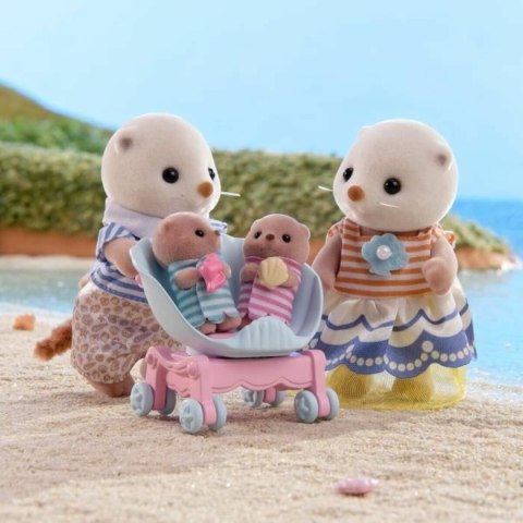 Przegubowa Figura Sylvanian Families La familia de las nutrias marinas zwierzęta