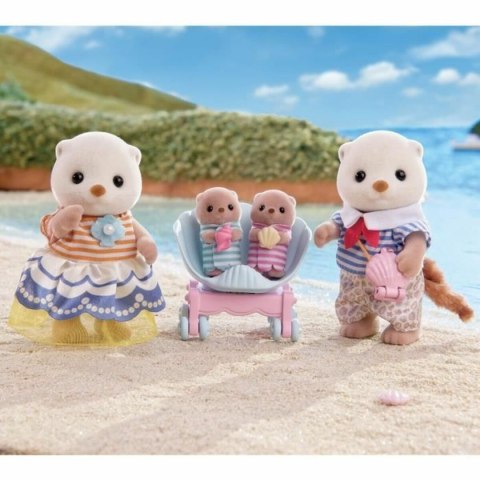 Przegubowa Figura Sylvanian Families La familia de las nutrias marinas zwierzęta