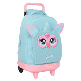 Torba szkolna z kółkami Furby Błękitne niebo 33 x 45 x 22 cm