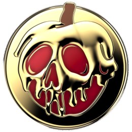 Uchwyt i podstawka do telefonu Popsockets Round Disney Enamel Poison Apple MagSafe złoty 114075