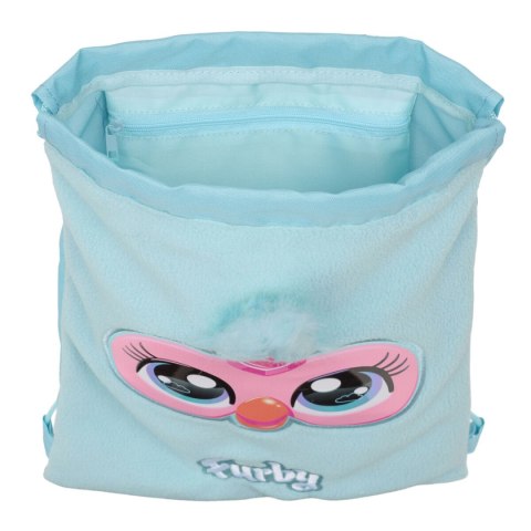 Worek na buty ze sznurkami Furby Błękitne niebo 26 x 34 x 1 cm