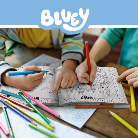Zestaw do rysowania Bluey Pocket Drawing School (12 Sztuk)