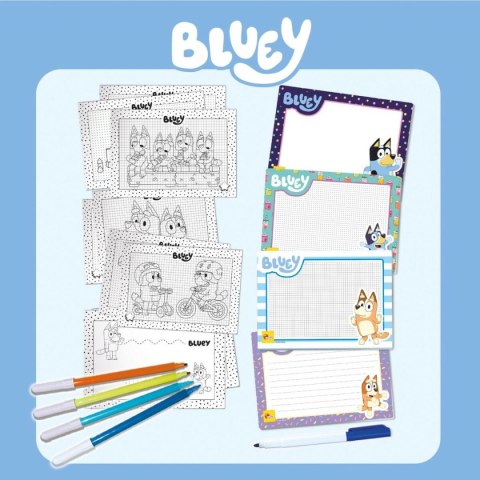 Zestaw do rysowania Bluey Pocket Drawing School (12 Sztuk)