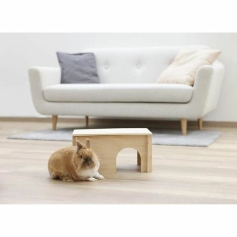 Dom dla gryzoni Kerbl Beżowy Drewno